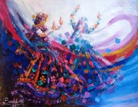 Bandah Ali, 18 x 24 Inch, Acrylic on Canvas, Figurative-Painting, AC-BNA-194